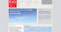 Desktop Screenshot of evo-uk.org