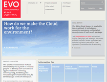 Tablet Screenshot of evo-uk.org
